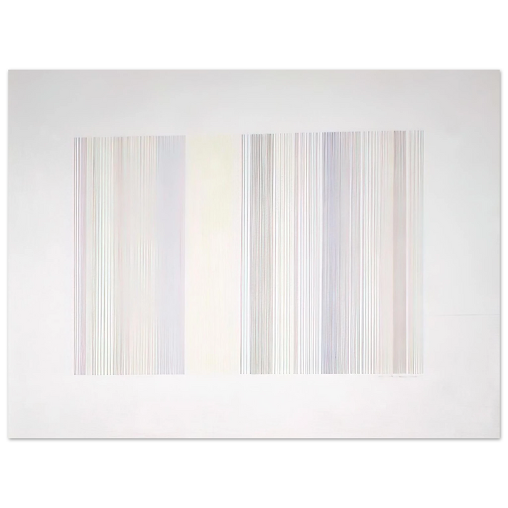 Gene Davis - Cold Turkey - 1973  75x100 cm / 30x40inches Fine Art Poster