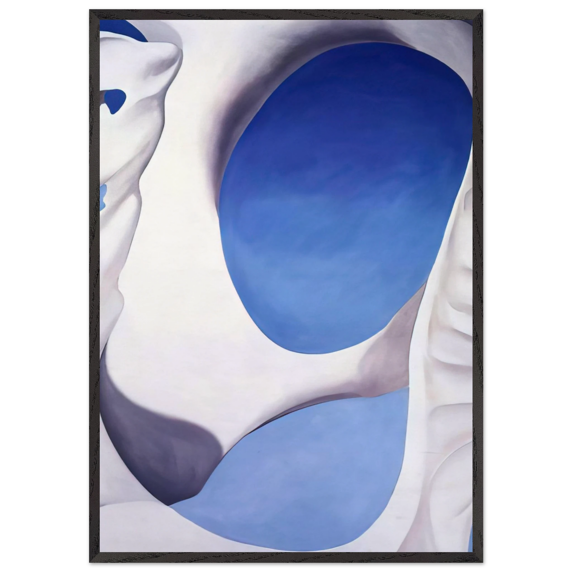 Pelvis II - Georgia OKeeffe 70x100 cm / 28x40 inches Framed Art Print – Black Wooden Frame