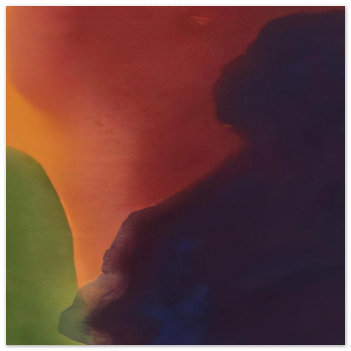 Helen Frankenthaler - Blue Atmosphere III - 1963 Wall art - 30x40 cm / 12x16 inches - Premium Wooden Framed Poster With Fine Art Paper - Wood frame