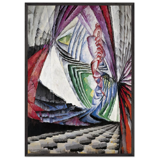 Positioning of Mobile Graphic Elements - Frantisek Kupka Framed Art Print – Black Wooden Frame - Default Title - -Framed Art Print