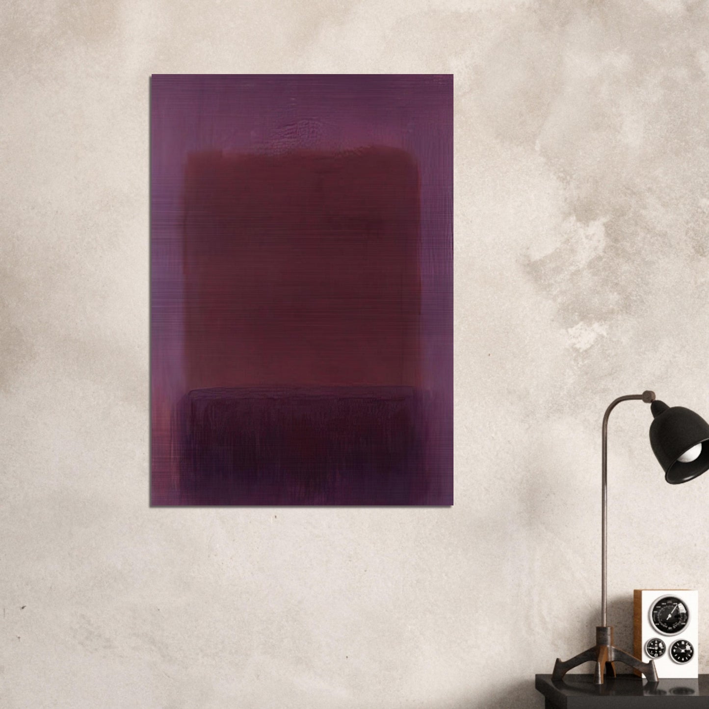 Purple Brown - 1957 - Mark Rothko Brushed Aluminum Print - 70x100 cm / 28x40 inches | Mark Rothko Aluminum Print | Mark Rothko Prints