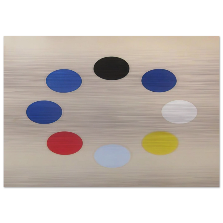 Untitled Black Star - 1965 - Thomas Downing Brushed Aluminum Print - 70x100 cm / 28x40 inches | Thomas Downing Aluminum Print | Thomas Downing Prints