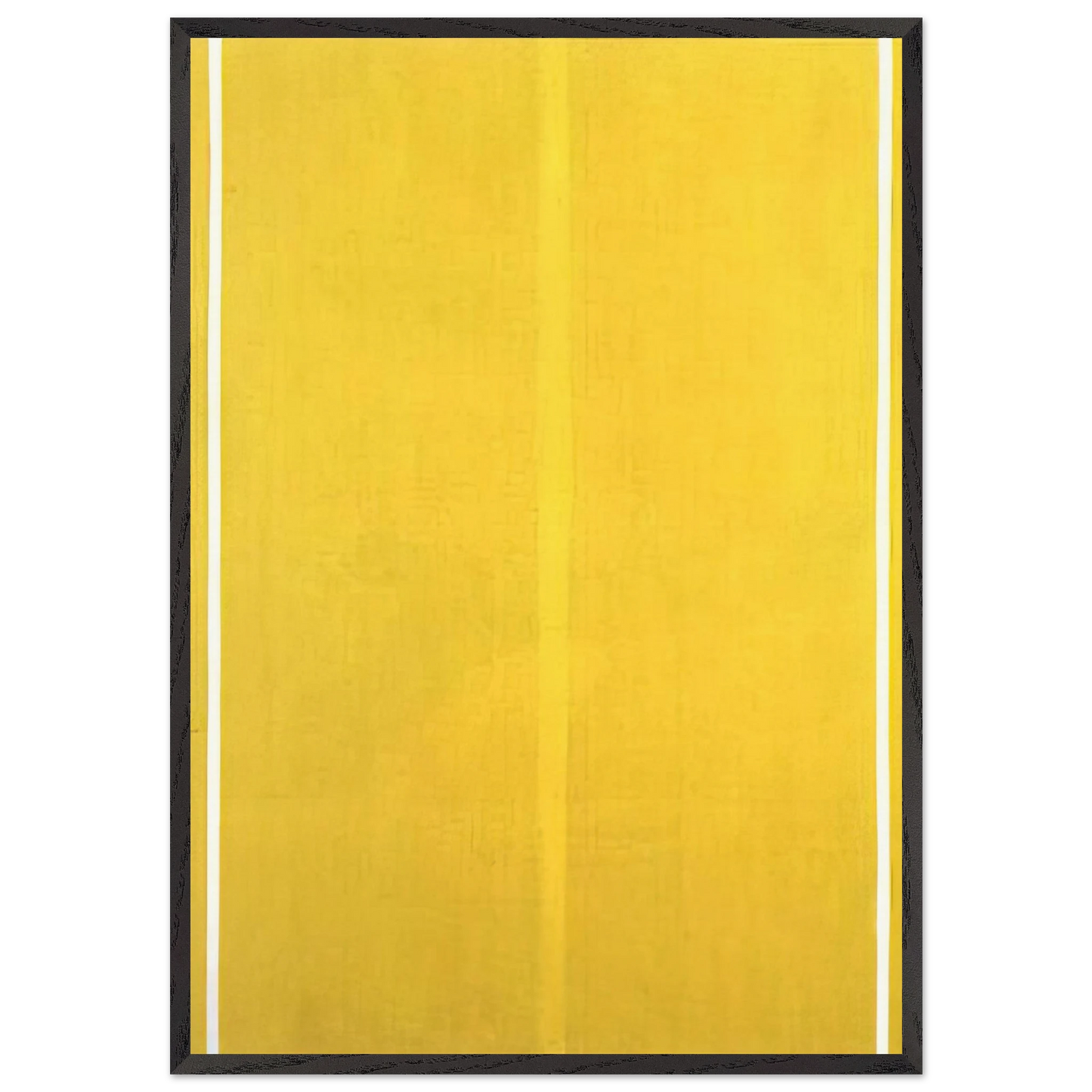 Yellow Painting - Barnett Newman Framed Art Print – Black Wooden Frame - Default Title - -Framed Art Print