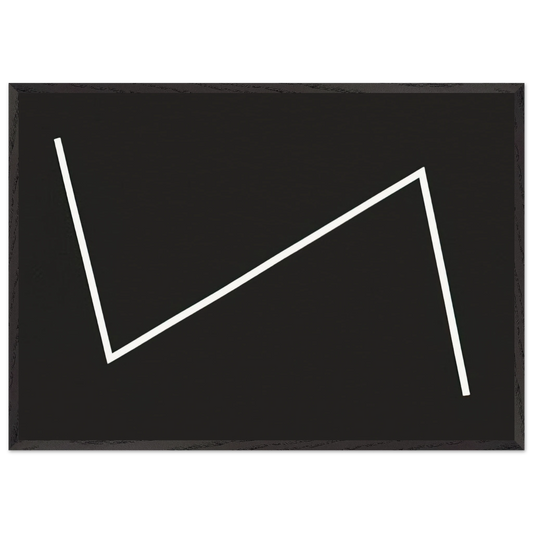 Yesterday - 1987 - Carmen Herrera Framed Art Print – Black Wooden Frame - Default Title - -Framed Art Print