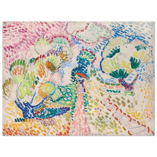 Henri Matisse - MADAME MATISSE IN THE OLIVE GROVE 1905 Fine Art Poster - Default Title