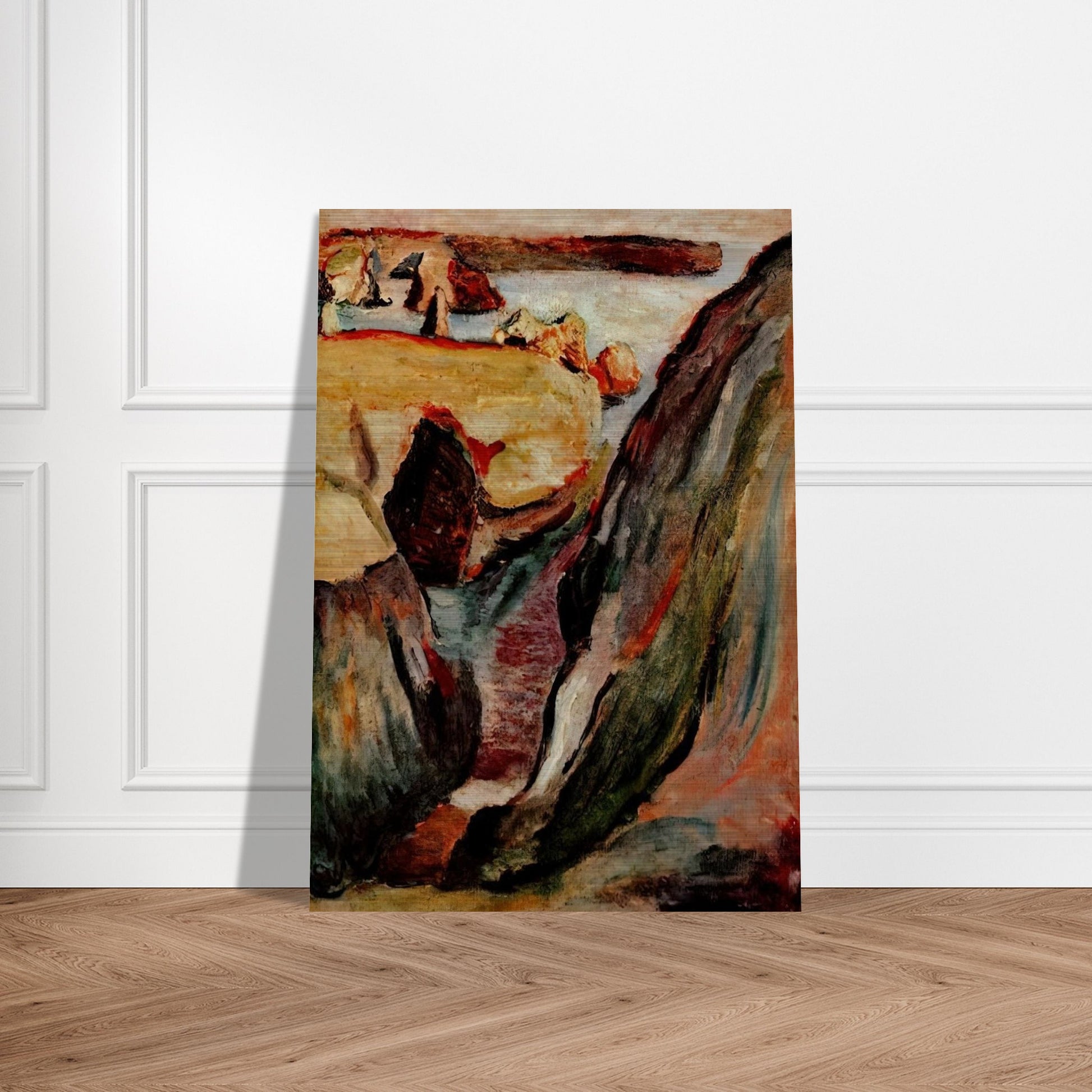 ROCHERS A BELLE ILE 1896 - Henri Matisse Brushed Aluminum Print - 70x100 cm / 28x40 inches | Henri Matisse Aluminum Print | Henri Matisse Prints