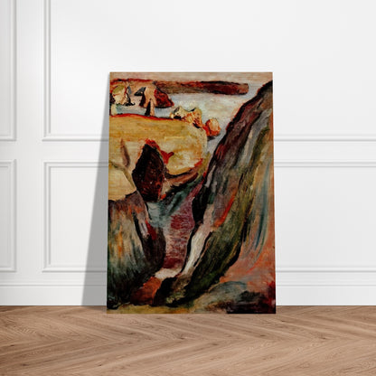 ROCHERS A BELLE ILE 1896 - Henri Matisse Brushed Aluminum Print - 70x100 cm / 28x40 inches | Henri Matisse Aluminum Print | Henri Matisse Prints