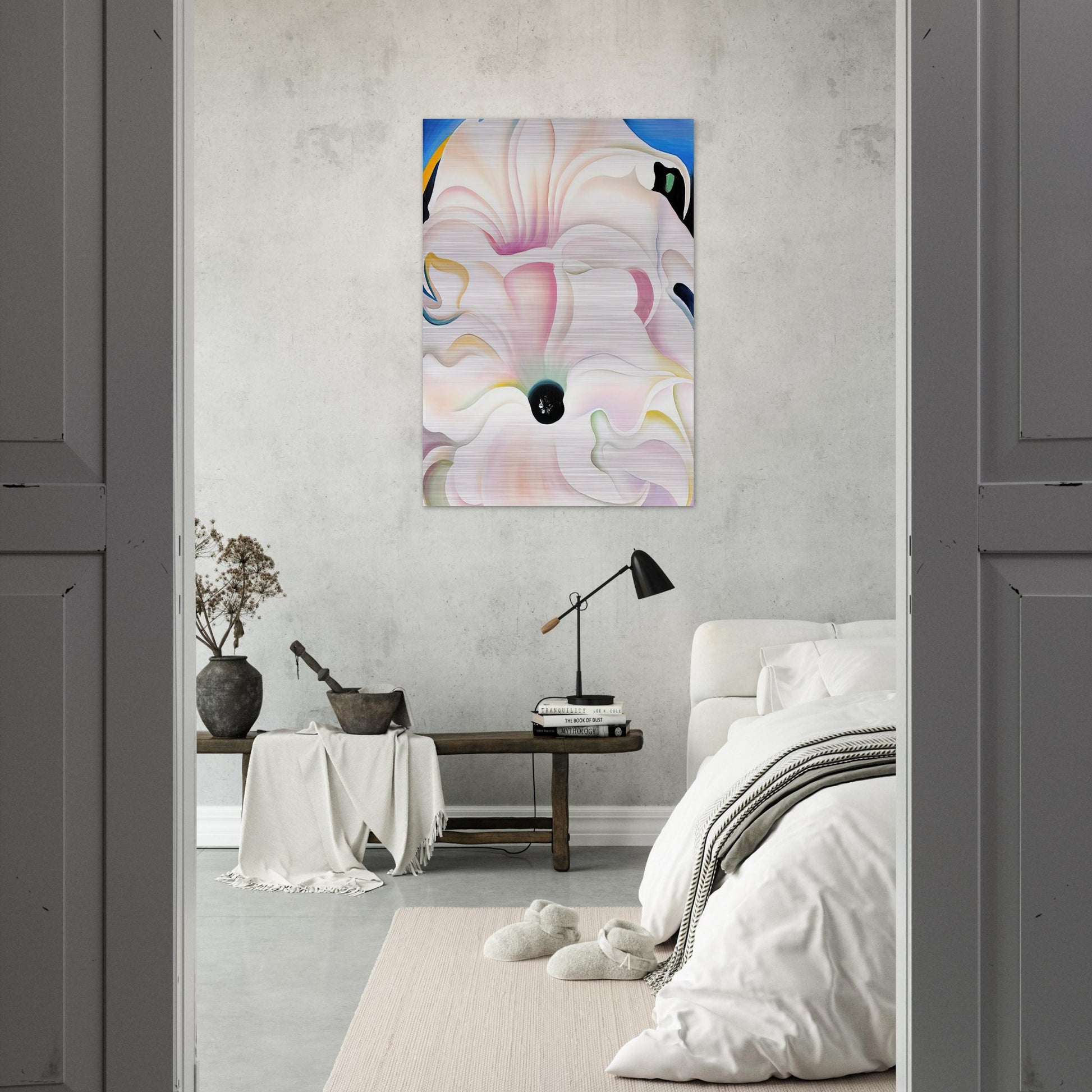 Bella Donna - Georgia O'Keeffe Brushed Aluminum Print - 70x100 cm / 28x40 inches | Georgia O'Keeffe Aluminum Print | Georgia O'Keeffe Prints