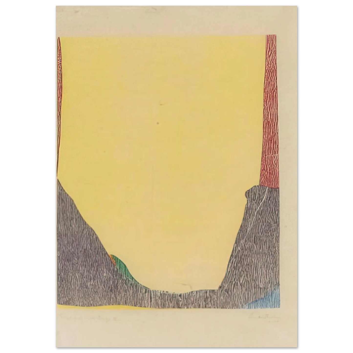 Helen Frankenthaler - East and Beyond - 1973 Wall art - 50x70 cm / 20x28 inches - Fine Art Poster - -