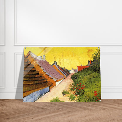 Street in Saintes-Maries - Vincent van Gogh Acrylic Print - 70x100 cm / 28x40″ inches