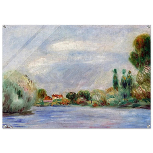 House on the River - Pierre-Auguste Renoir Acrylic Print - 70x100 cm / 28x40″ inches
