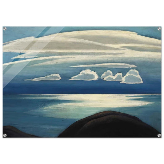 Lake Superior - 1928 - Lawren Harris Acrylic Print - 70x100 cm / 28x40″ inches | Lawren Harris Wall Art | Lawren Harris Prints
