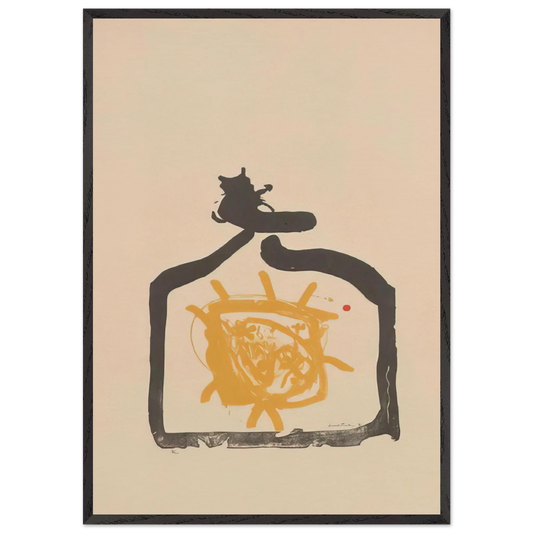 May 26th Backwards - 1961 - Helen Frankenthaler 70x100 cm / 28x40 inches Framed Art Print – Black Wooden Frame