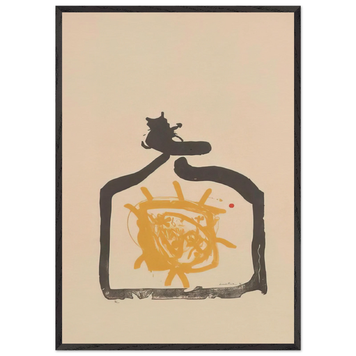 May 26th Backwards - 1961 - Helen Frankenthaler 70x100 cm / 28x40 inches Framed Art Print – Black Wooden Frame
