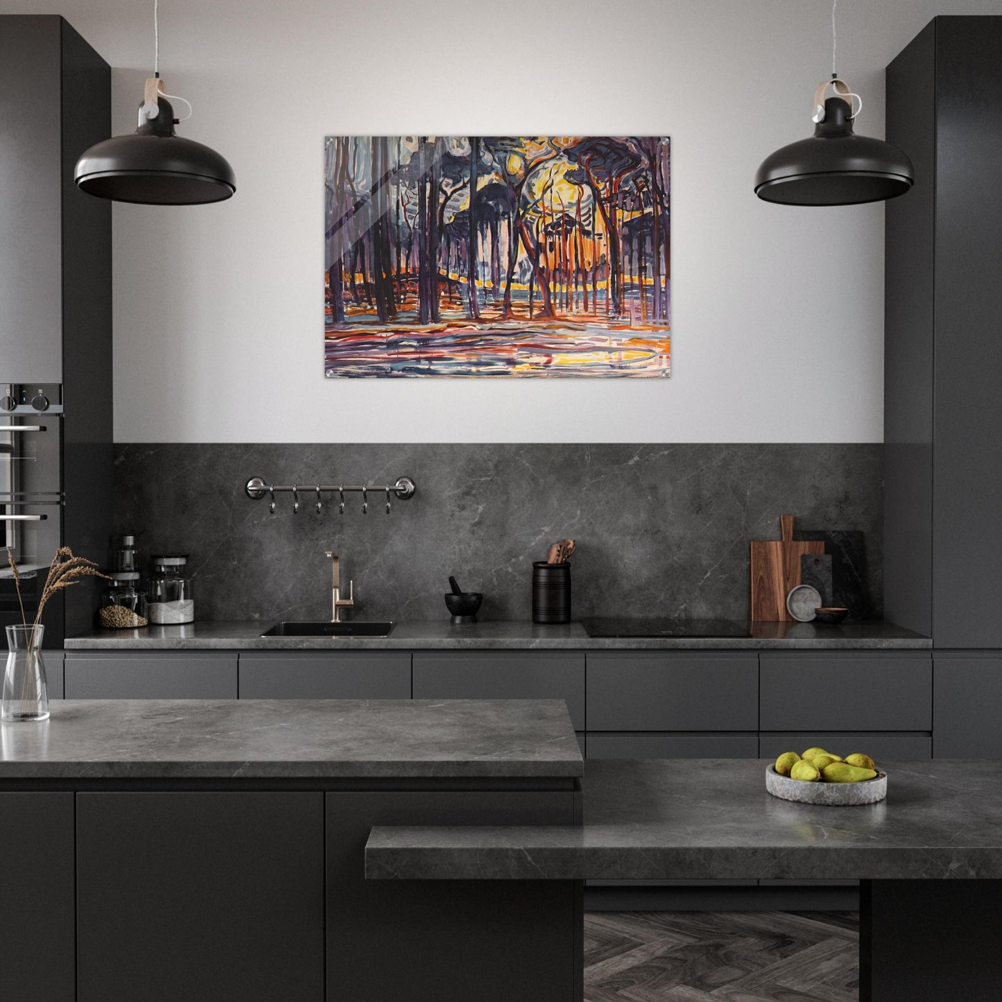 Woods near Oele - Piet Mondrian Acrylic Print - 70x100 cm / 28x40″ inches