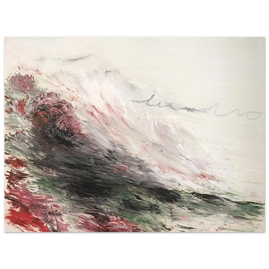 Cy Twombly - Hero and Leandro  A Painting in Four Parts  Part I Fine Art Poster - Default Title