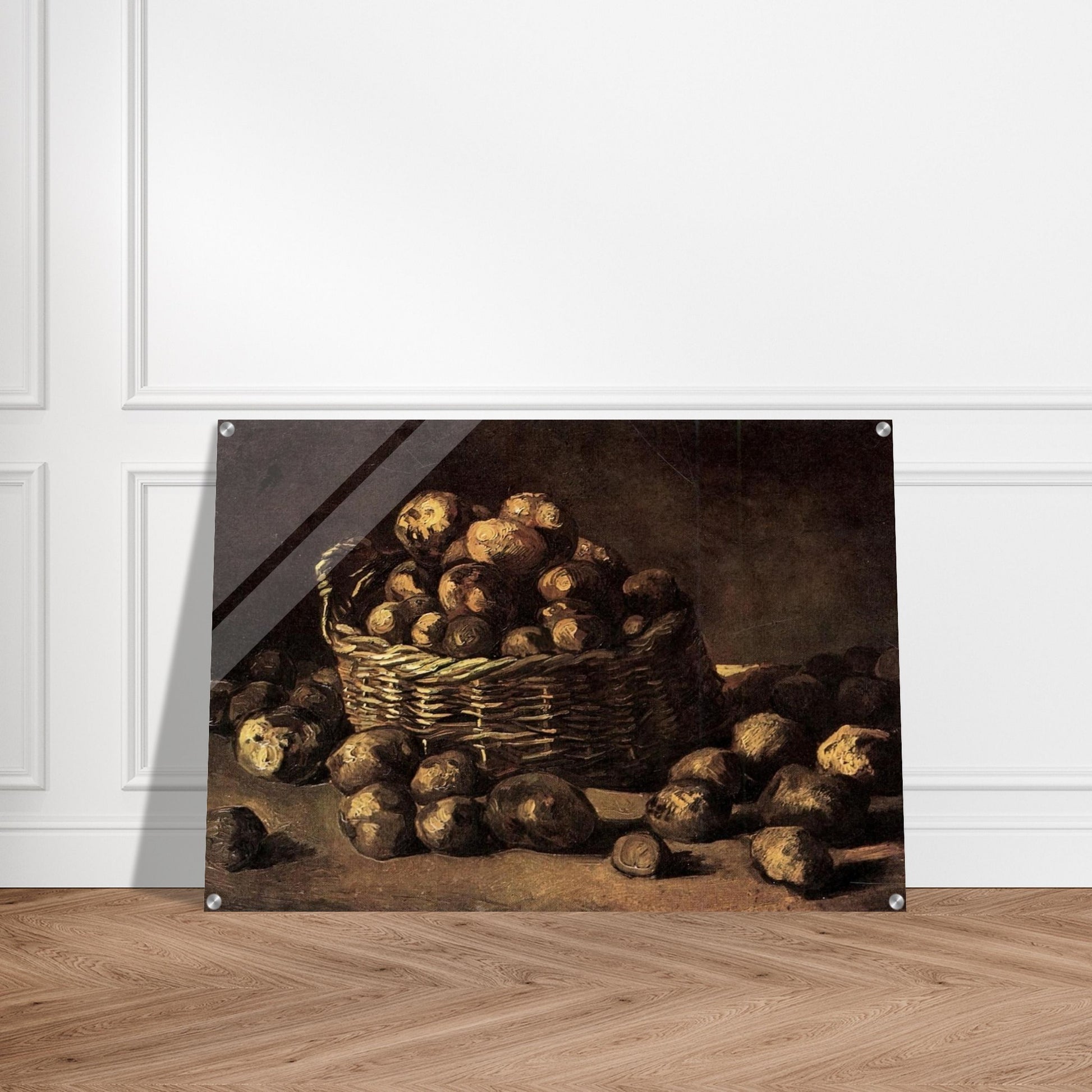 Basket of Potatoes - Vincent van Gogh Acrylic Print - 70x100 cm / 28x40″ inches