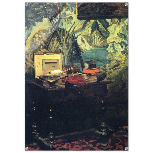 A Corner of the Studio - claude monet Acrylic Print - 70x100 cm / 28x40″ inches | claude monet Wall Art | claude monet Prints