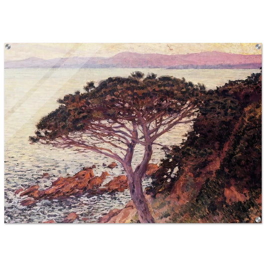 SUNSET 1916 - Theo van Rysselberghe Acrylic Print - 70x100 cm / 28x40″ inches | Theo van Rysselberghe Wall Art | Theo van Rysselberghe Prints