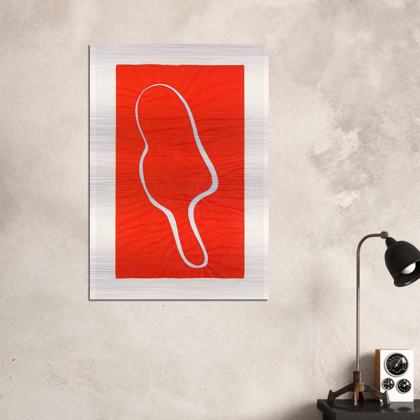 Untitled - 1978 - Donald Judd Brushed Aluminum Print - 70x100 cm / 28x40 inches | Donald Judd Aluminum Print | Donald Judd Prints