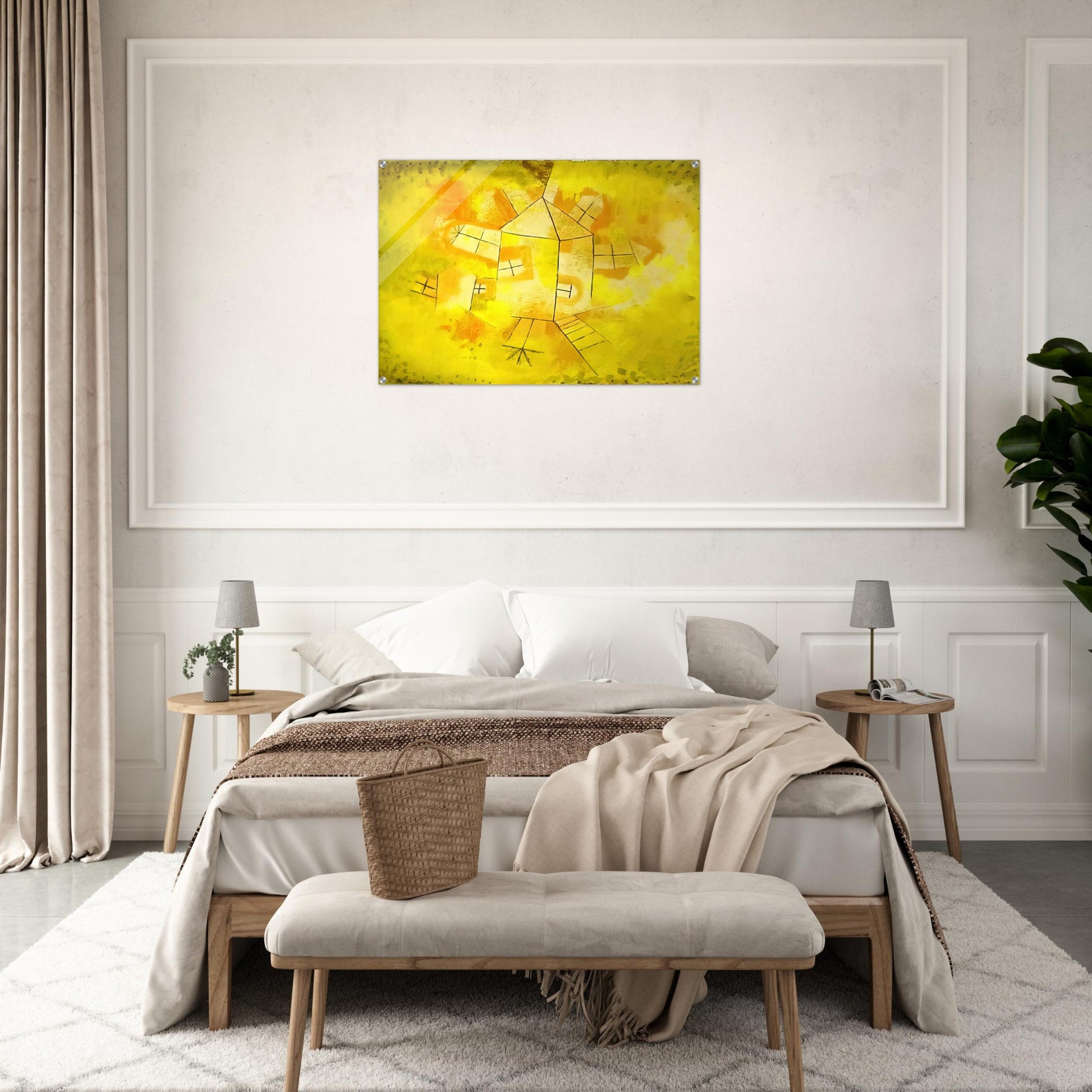 REVOLVING HOUSE 1921 - Paul Klee Acrylic Print - 70x100 cm / 28x40″ inches | Paul Klee Wall Art | Paul Klee Prints