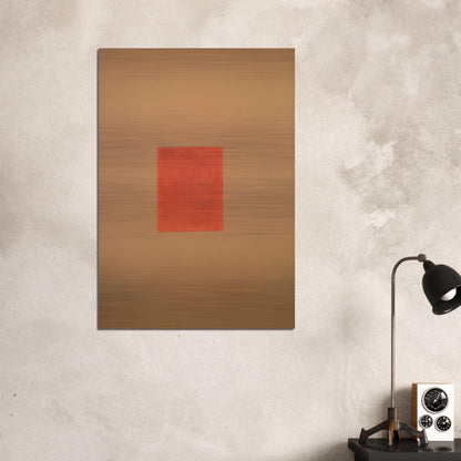 Delphic Sun-Box #2 - 1968 - Theodoros Stamos Brushed Aluminum Print - 70x100 cm / 28x40 inches | Theodoros Stamos Aluminum Print | Theodoros Stamos Prints