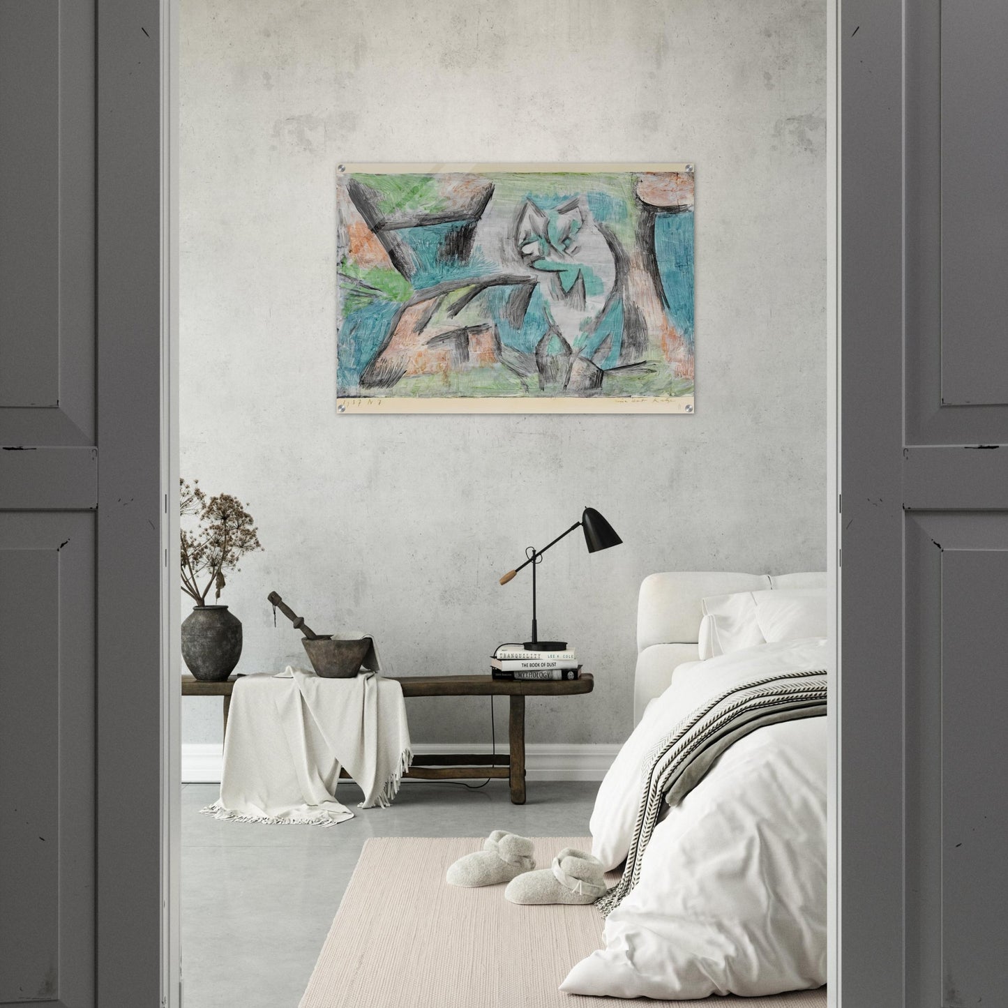 A KIND OF CAT 1937 - Paul Klee Acrylic Print - 70x100 cm / 28x40″ inches