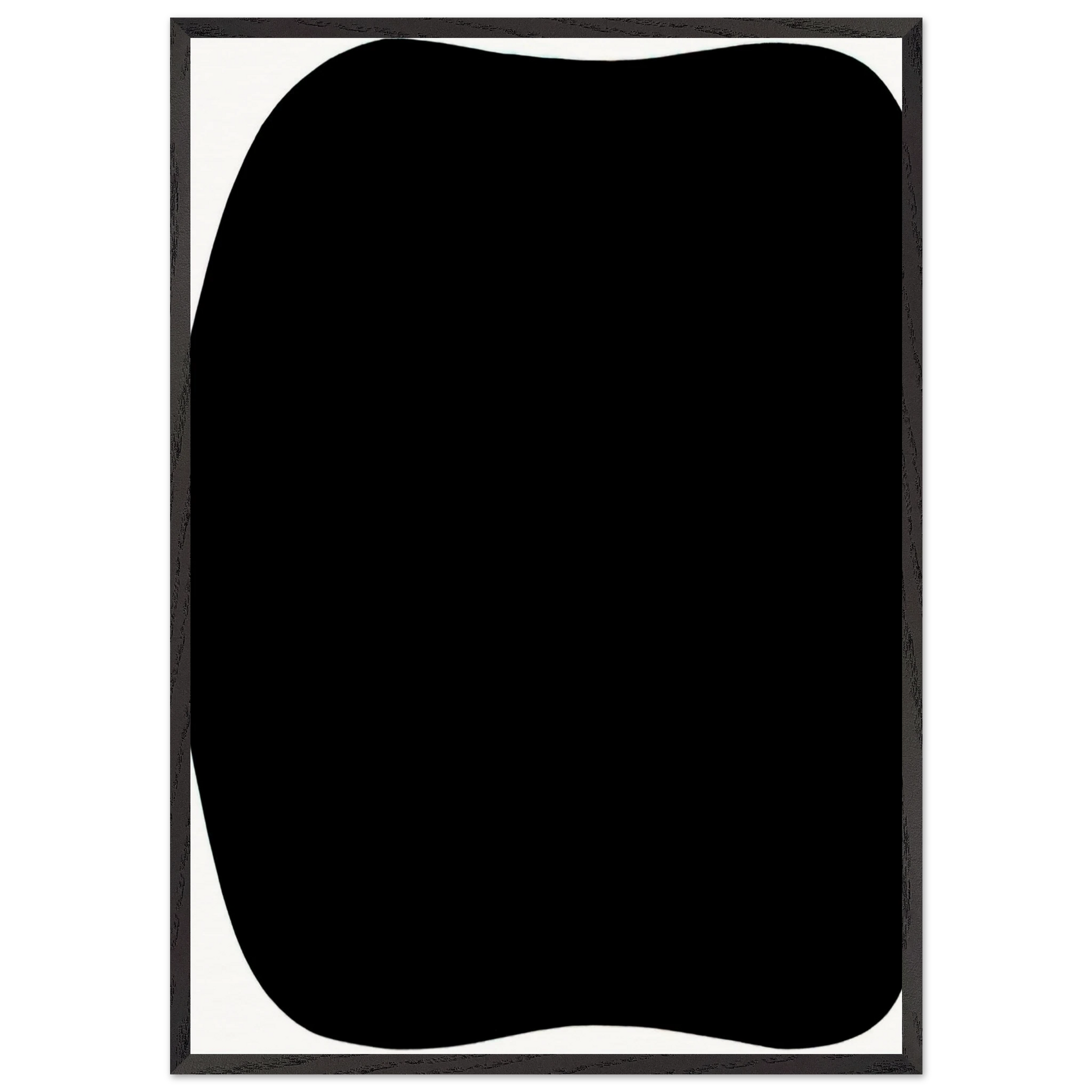Black Ripe - Ellsworth Kelly Framed Art Print – Black Wooden Frame - Default Title - -Framed Art Print