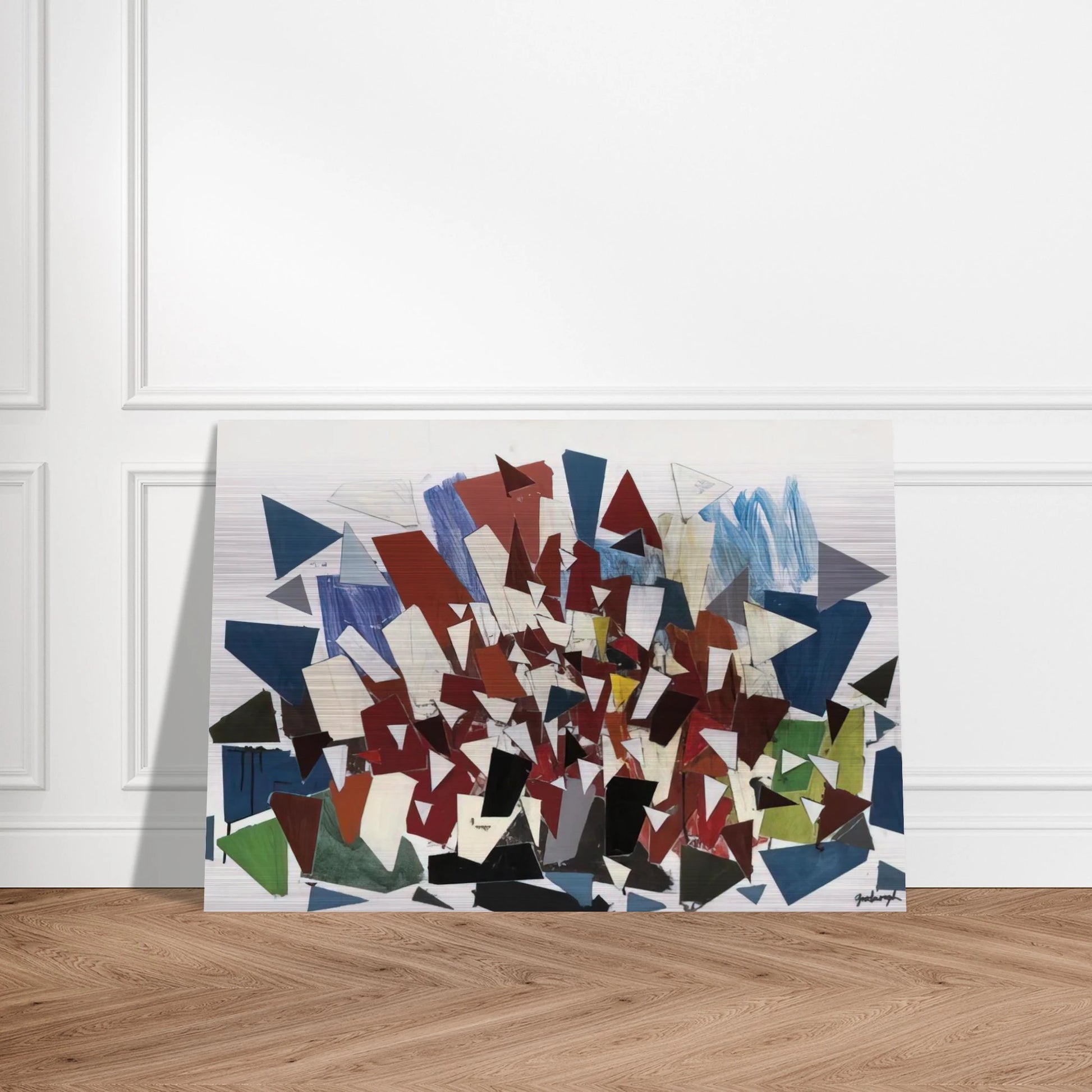 7--7--N - 1992 - Robert Goodnough Brushed Aluminum Print - 70x100 cm / 28x40 inches | Robert Goodnough Aluminum Print | Robert Goodnough Prints