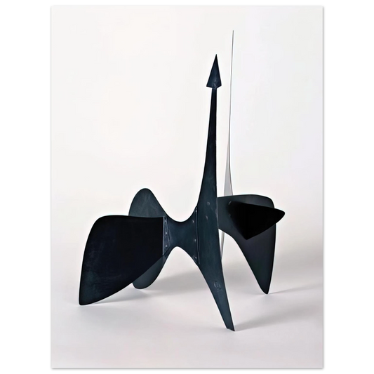 Alexander Calder - TEODELAPIO MAQUETTE II 1962 Fine Art Poster - 13x18 cm / 5x7 inches
