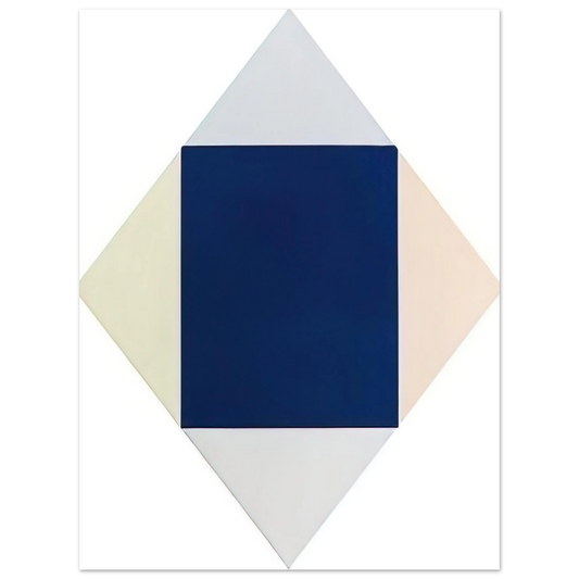 Max Bill - Blauer kern - 1969 Fine Art Poster - Default Title