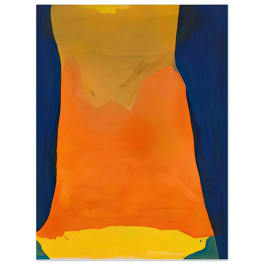 Helen Frankenthaler - Orange Mood, 1963-64- Wall Art - 21x29.7 cm / 8x12" - Fine Art Poster - -