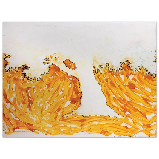 Mario Schifano - L'arbre en automne - Art Informel Fine Art Poster - Default Title