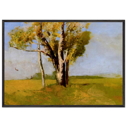 TREES N1 - Odilon Redon Framed Art Print – Black Wooden Frame - Default Title - -Framed Art Print