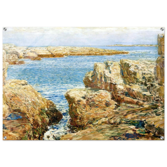 Coast Scene, Isles of Shoals - Childe Hassam Acrylic Print - 70x100 cm / 28x40″ inches
