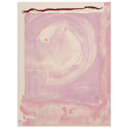 Helen Frankenthaler - Reflections IX - 1995 Wall art - 13x18 cm / 5x7 inches - Premium Wooden Framed Poster With Fine Art Paper - Wood frame