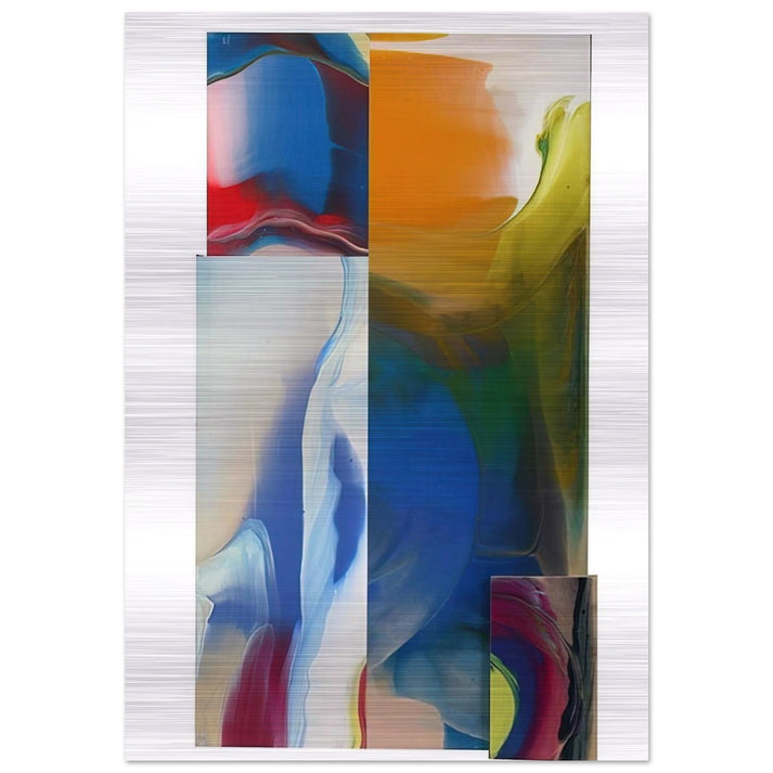 Lot and Square - Sam Gilliam Brushed Aluminum Print - 70x100 cm / 28x40 inches | Sam Gilliam Aluminum Print | Sam Gilliam Prints