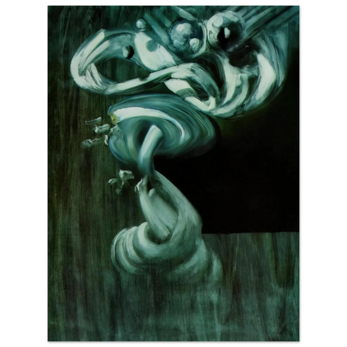 Salvador Dali - STUDY FOR A FRUIT BOWL IN STILL LIFE FAST MOVING  75x100 cm / 30x40inches Fine Art Poster