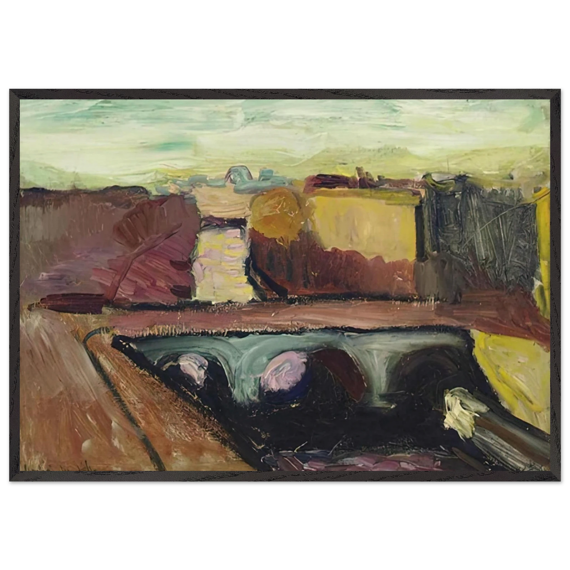 VUE DE LA SEINE LE PONT SAINT MICHEL 1904 0 - Henri Matisse Framed Art Print – Black Wooden Frame - Default Title - -Framed Art Print