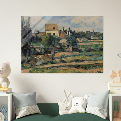 Moulin de la Couleuvre at Pontoise - Paul Cézanne Acrylic Print - 70x100 cm / 28x40″ inches