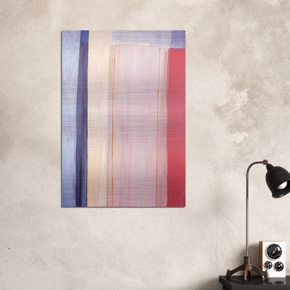 Trains and Oceans - 1973 - Ronnie Landfield Brushed Aluminum Print - 70x100 cm / 28x40 inches | Ronnie Landfield Aluminum Print | Ronnie Landfield Prints