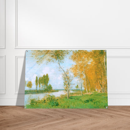 The Spring in Argentuil - claude monet Acrylic Print - 70x100 cm / 28x40″ inches