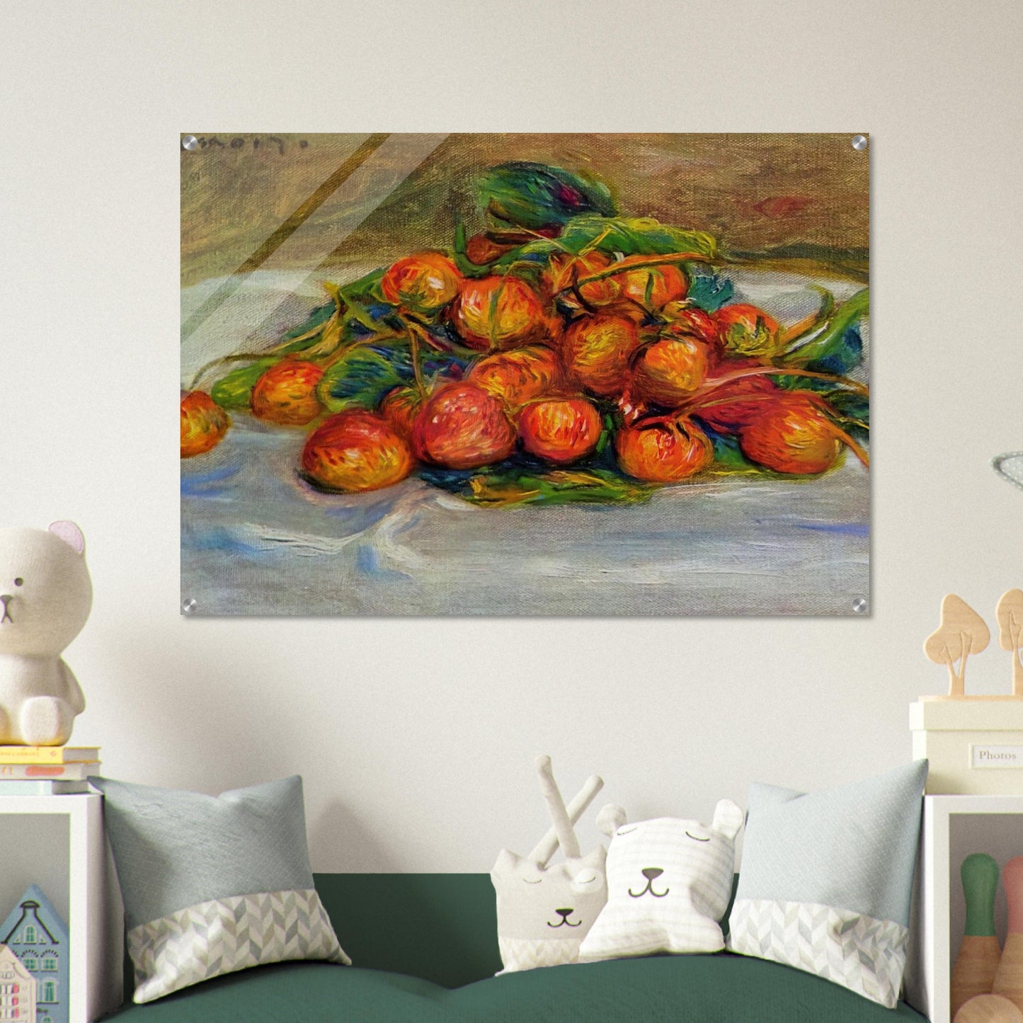 Strawberries - Pierre-Auguste Renoir Acrylic Print - 70x100 cm / 28x40″ inches