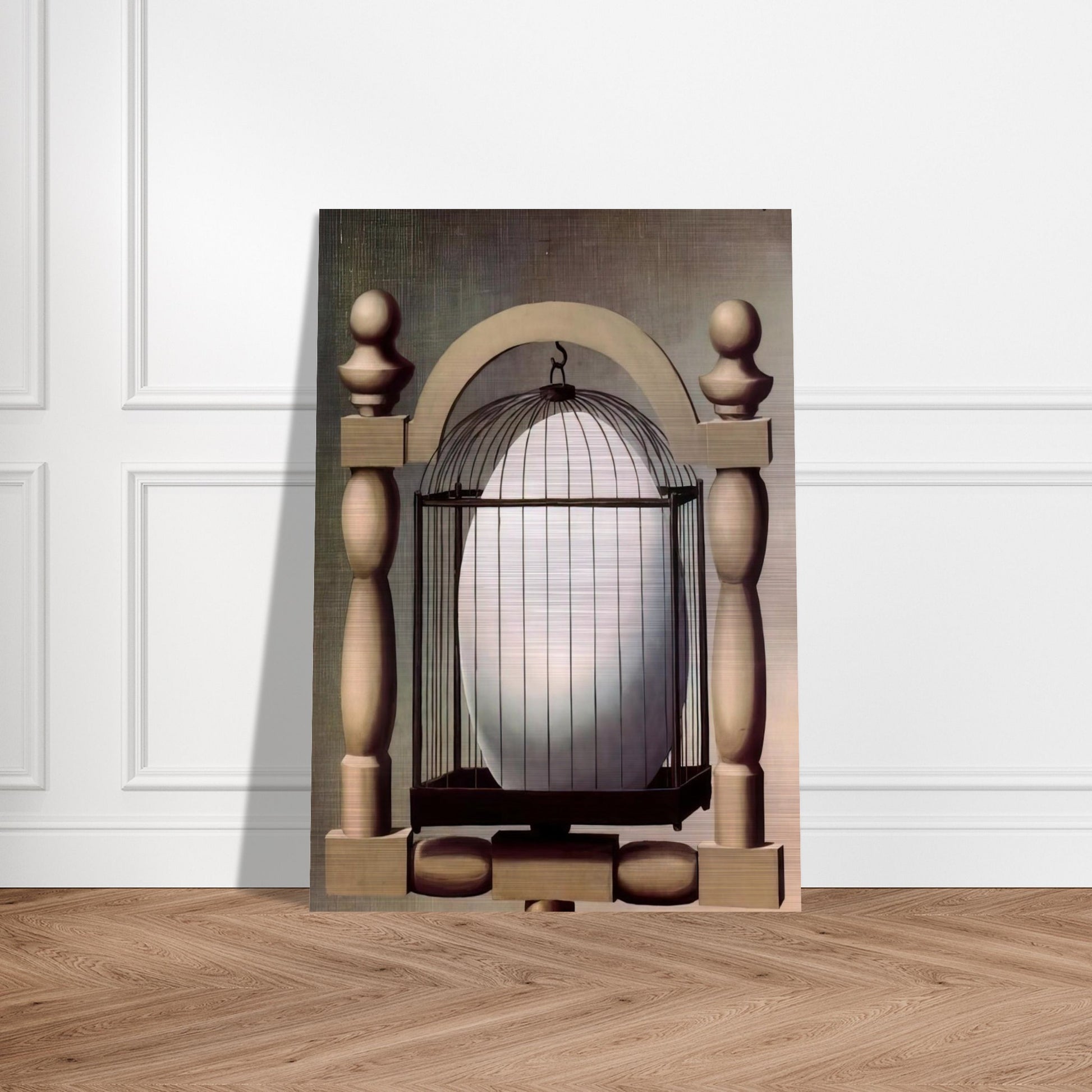 ELECTIVE AFFINITIES 1933 - Rene Magritte Brushed Aluminum Print - 70x100 cm / 28x40 inches | Rene Magritte Aluminum Print | Rene Magritte Prints