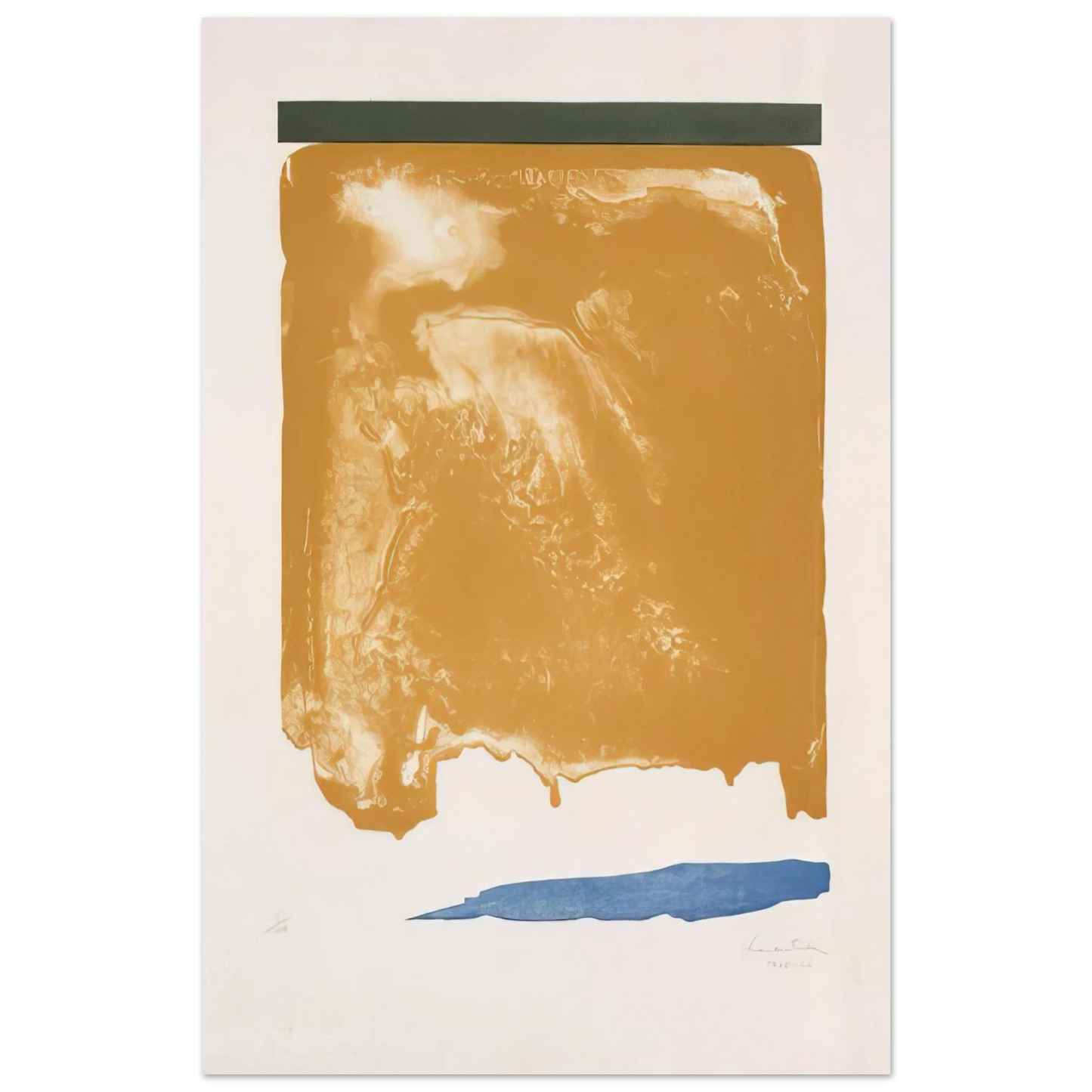 Helen Frankenthaler - Persian Garden - 1966 Wall art - 28x43  cm / XL (11x17 inches) - Fine Art Poster - -