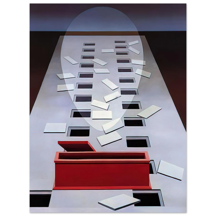 Clarence Holbrook Carter - Transection #3, After Fra Angelico - 1967  75x100 cm / 30x40inches Fine Art Poster