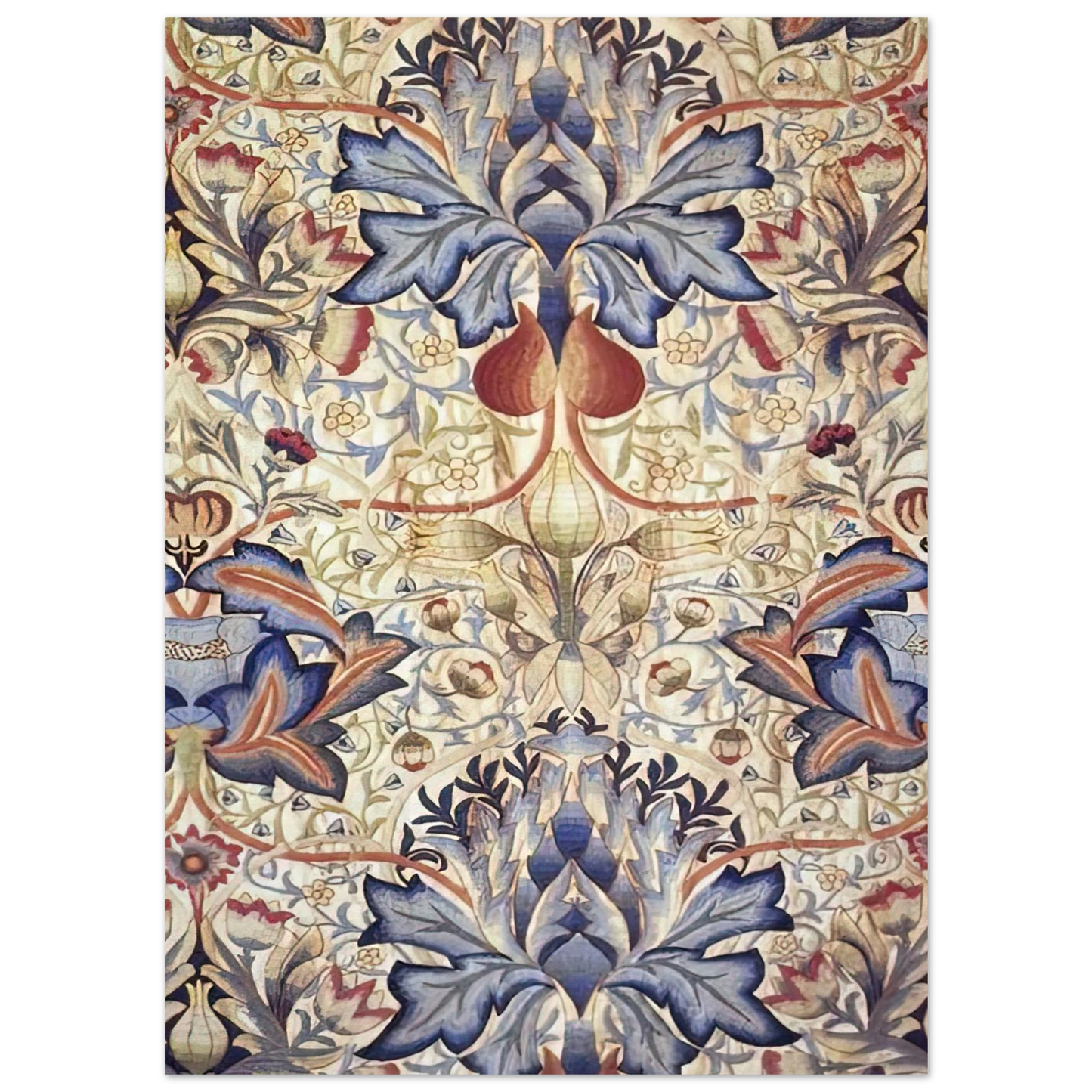 William Morris - ACANTHUS EMBROIDERED PANEL 1890 Fine Art Poster - 75x100 cm / 30x40 inches