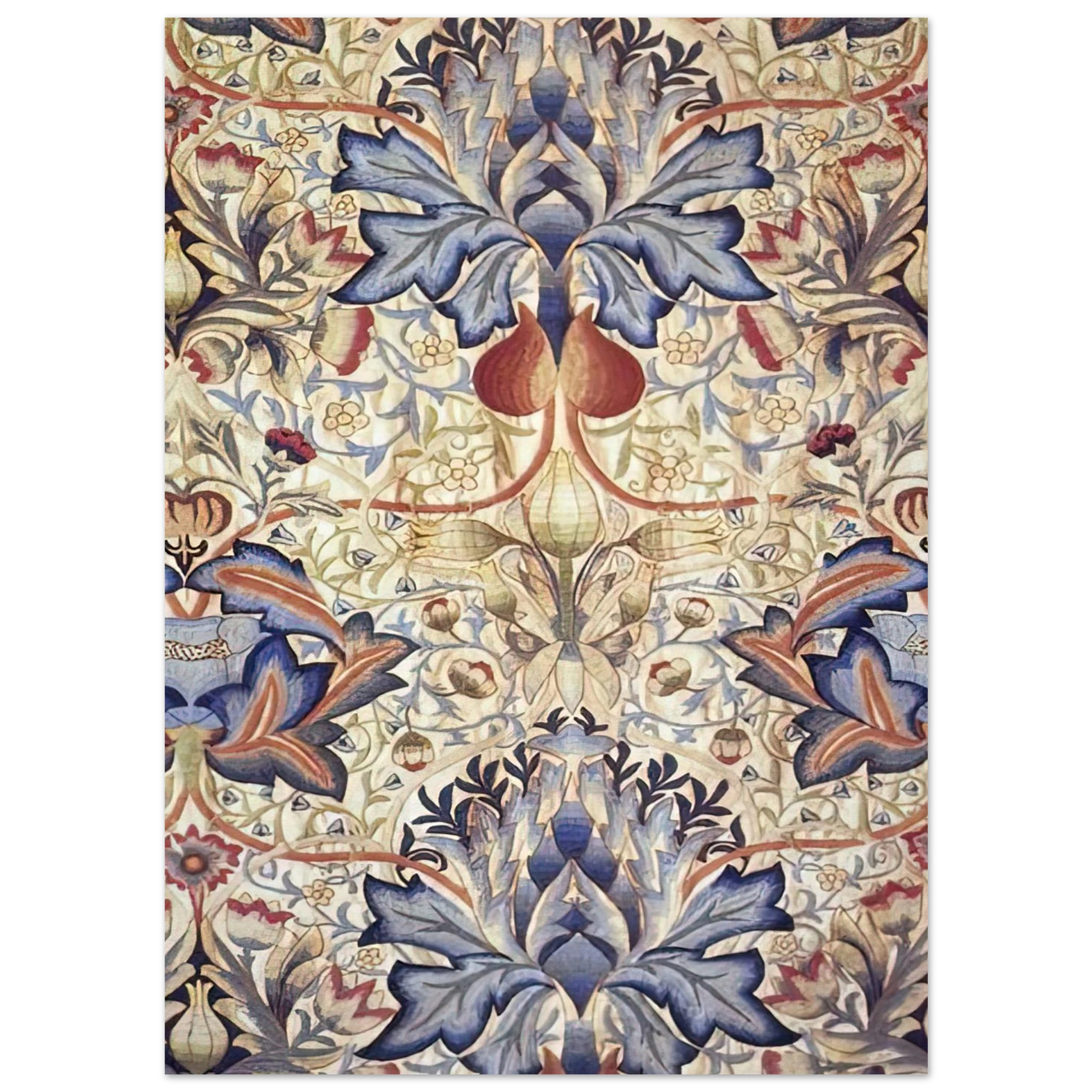 William Morris - ACANTHUS EMBROIDERED PANEL 1890 Fine Art Poster - 75x100 cm / 30x40 inches