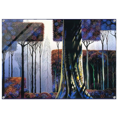 Ancient Forest - Eyvind Earle Acrylic Print - 70x100 cm / 28x40″ inches | Eyvind Earle Wall Art | Eyvind Earle Prints