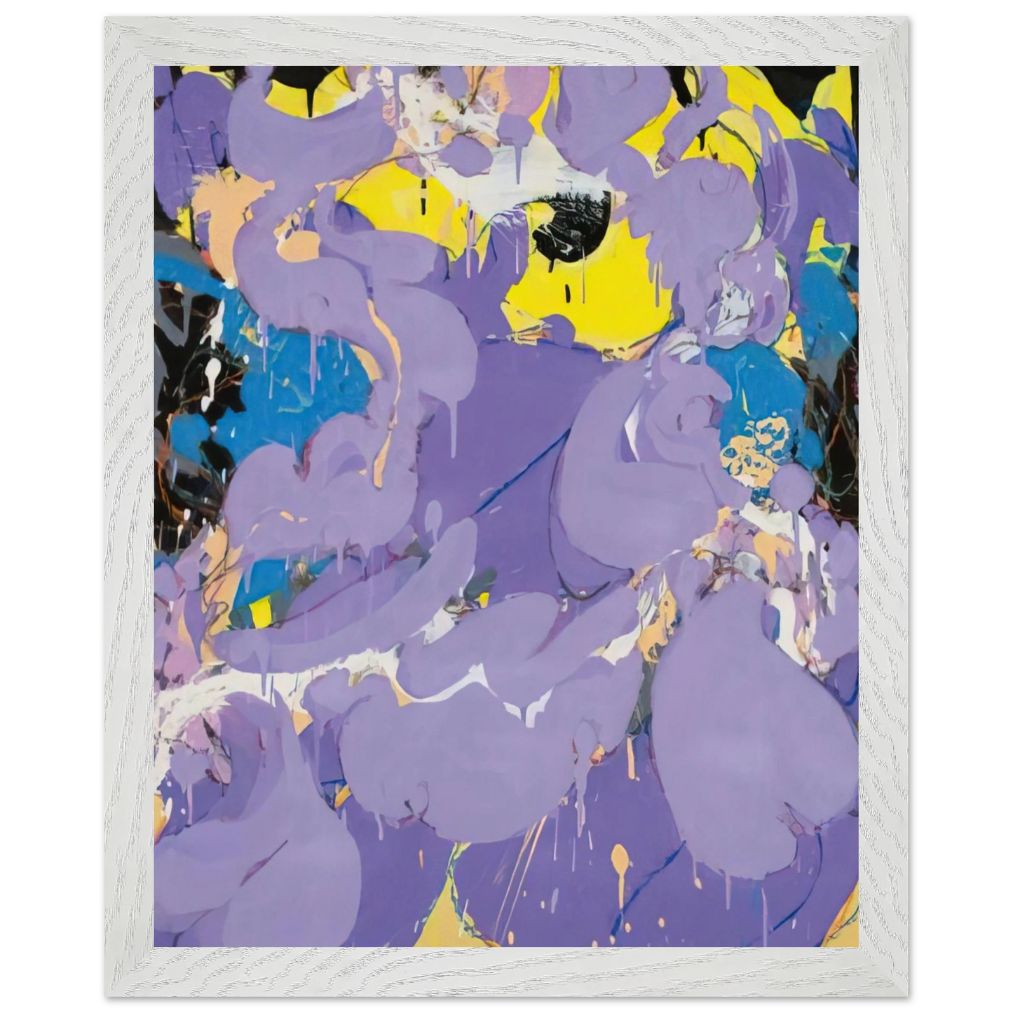 Helen Frankenthaler - Untitled - 1978 Wall art - 50x70 cm / 20x28 inches - Premium Wooden Framed Poster With Fine Art Paper - Black frame